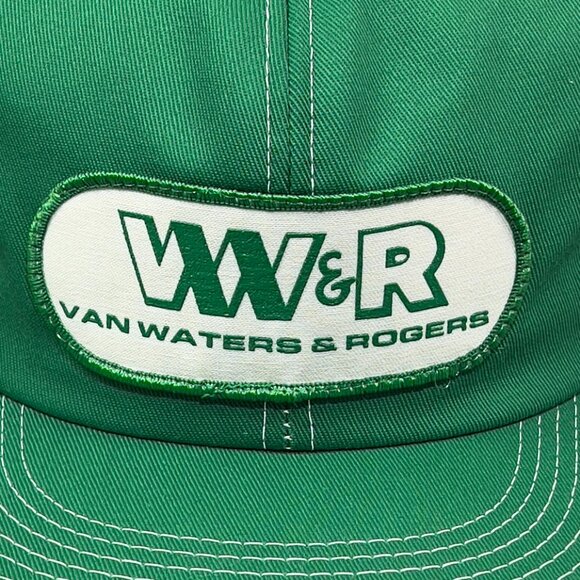 Vtg Van Waters & Rogers Snapback Hat Cap K-Brand Agriculture Farmer Rancher Mens - Picture 8 of 13